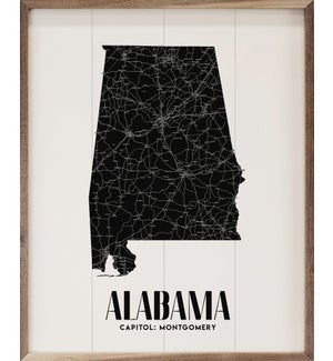 Alabama State Print